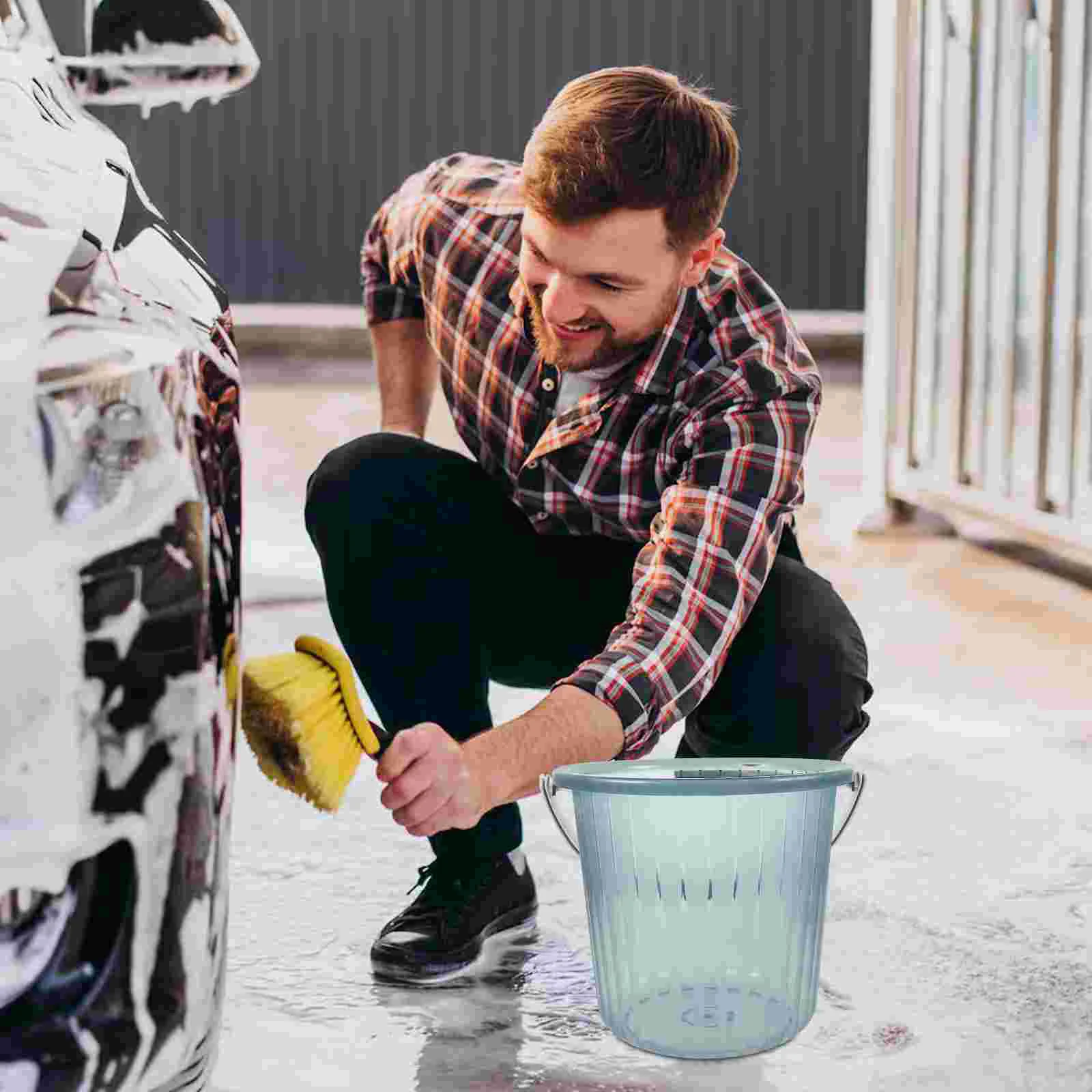 Ведро для мойки автомобиля мусорное ведро воды дома уличный резервуар хранения