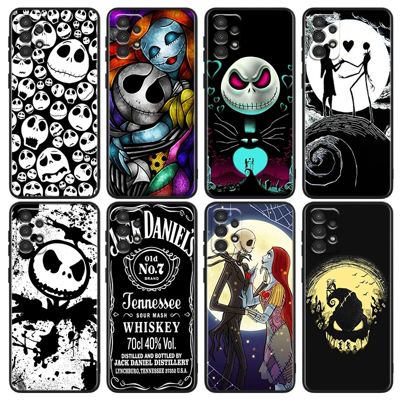 

Nightmare Christmas Jack For Samsung A91 A81 A73 A72 A71 A54 A53 A52S A51 A42 A41 A34 A33 A21 A31 A23 lite Black Cover