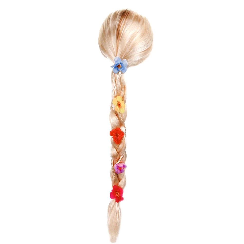 Little Girl Princess Party Accessories Elsa Gloves Anna Wig Braid Moana Jasmine Rapunzel Belle Cinderella Hairpiece Unicorn Wing | Детская