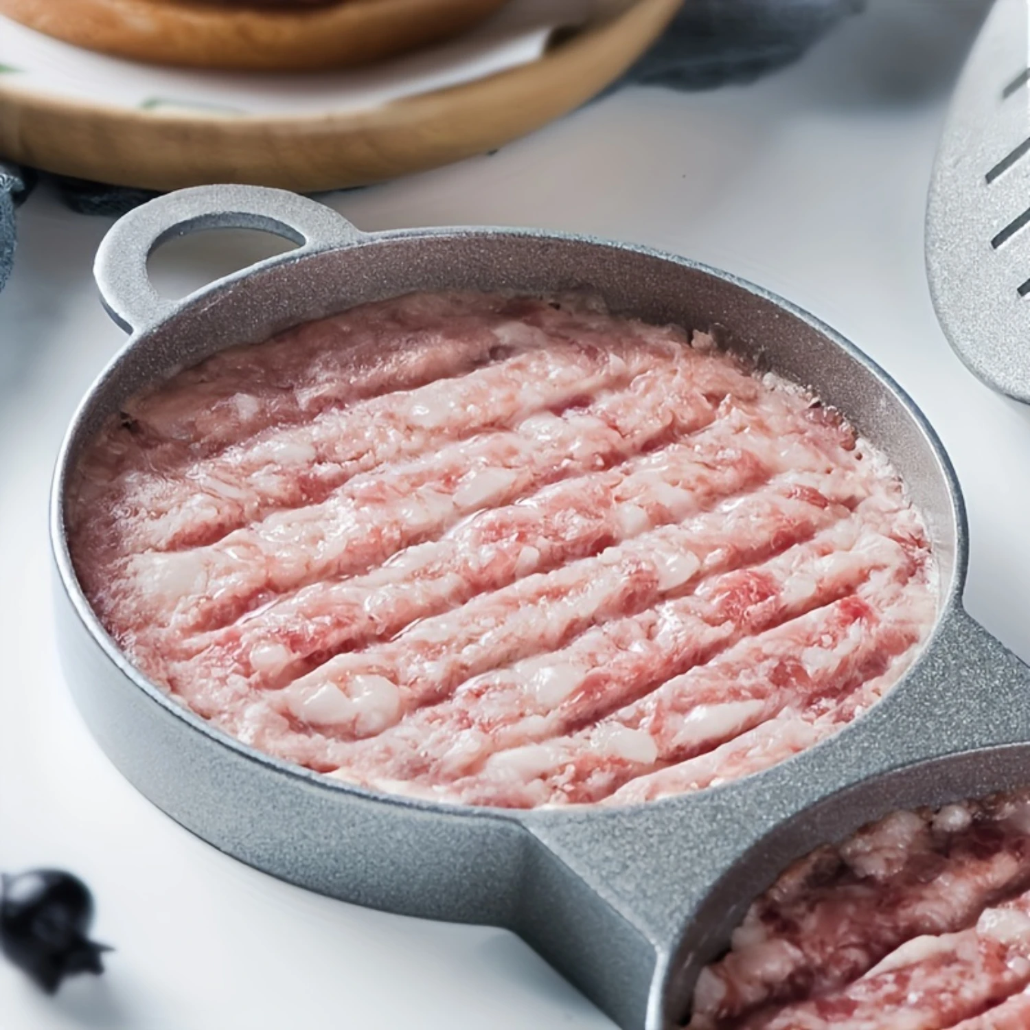 Easy-Clean пресс для гамбургеров из нержавеющей стали — ручная форма мяса и торта