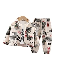 new spring autumn baby clothes children boys girls jacket t shirt pants 3pcssets toddler sports casual costume kids tracksuits