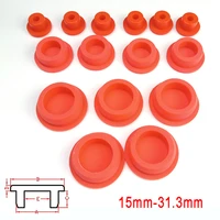 hole plugs silicone rubber blanking masking finishing inserts red a15mm31 3mm optional hole caps bungs t type stopper