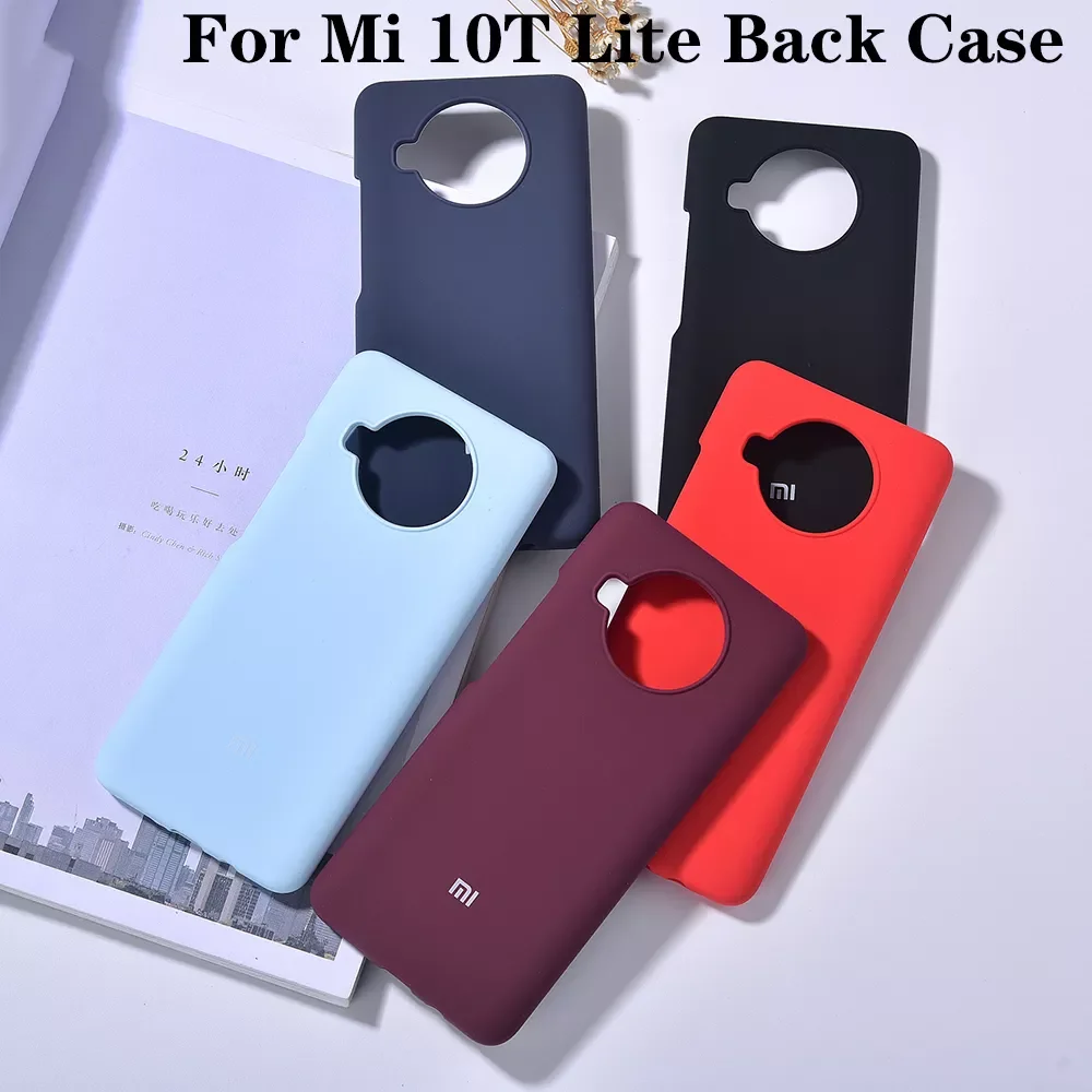 

New For Xiaomi Mi 10T Lite Silky Soft-Touch Liquild Silicone Case 360 Full Protect Back Cover Case Mi10T Lite 5G Luxury Shells