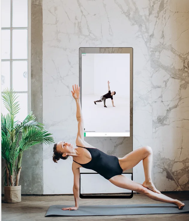 

43inch smart home fitness magic mirror TV with wifi and touch