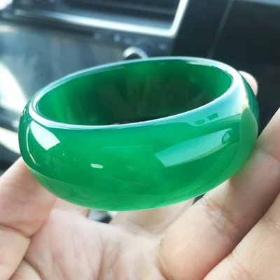 

Zheru ювелирные изделия натуральный агат халцедон зеленый 54 мм-64 мм браслет элегантные принцессы ювелирные изделия лучший подарок для матери ...