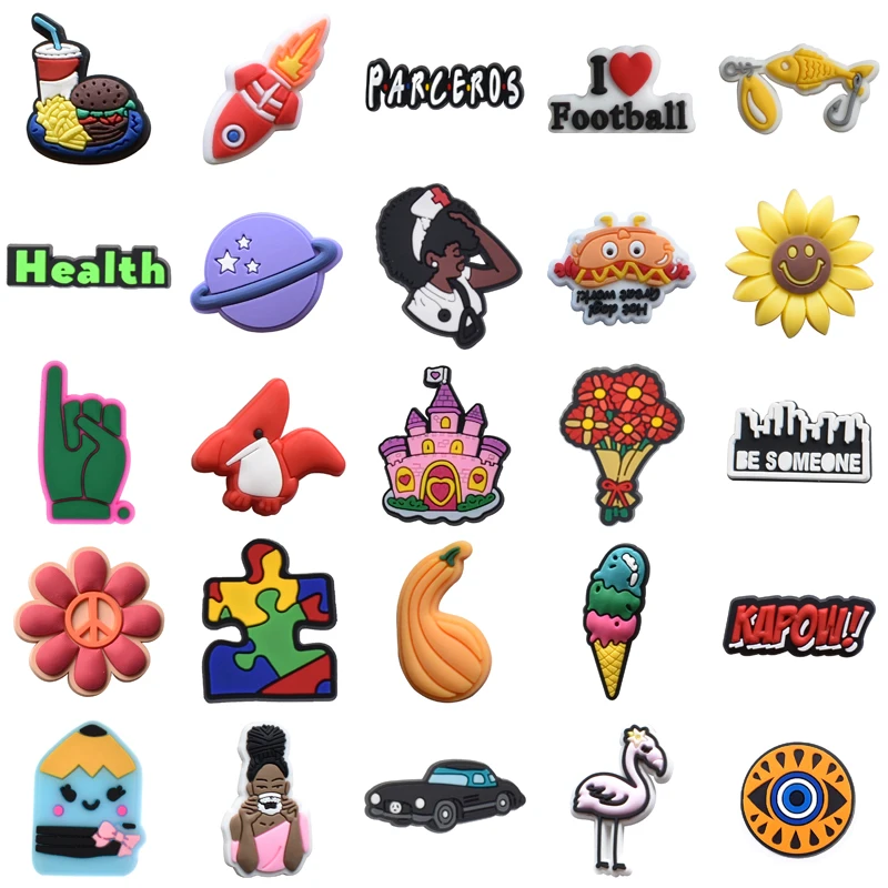 

Decorations for Crocs Packs Kids Girl Para Pins Gifts Wholesale Bulk Shoe Charms Set Jeans Women Charm Boy Shoes Accessories Men