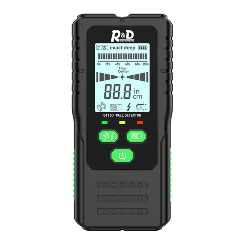 

Stud Finder Wall Scanner Multi-function Upgraded Wall Scanner Battery Powered with mm-/inch Units LCD Display for Wire R7UA