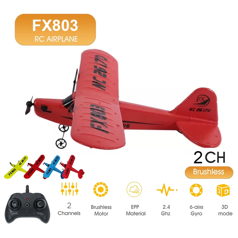 Enlarge RC Airplane FX803 Remote Control Plane RTF Kit EPP Foam 2.4G Controller 150 Meters Flying Distance Aircraft Global Hot Toy