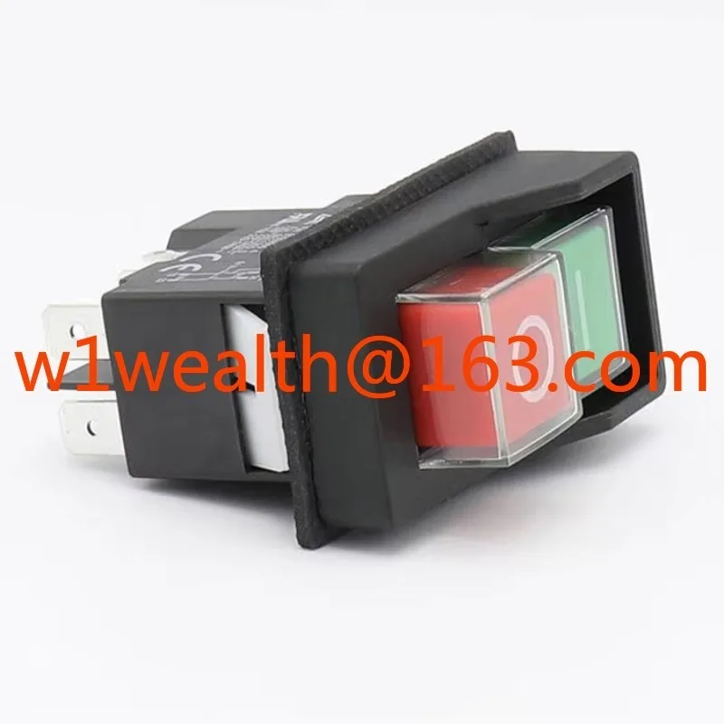 Фото KJD17 Электромагнитный стартер Кнопочные переключатели KLD-28 16A AC250V IP55 Водонепроницаемая машина Садовый инструмент Оборудование Безопасный переключатель №4