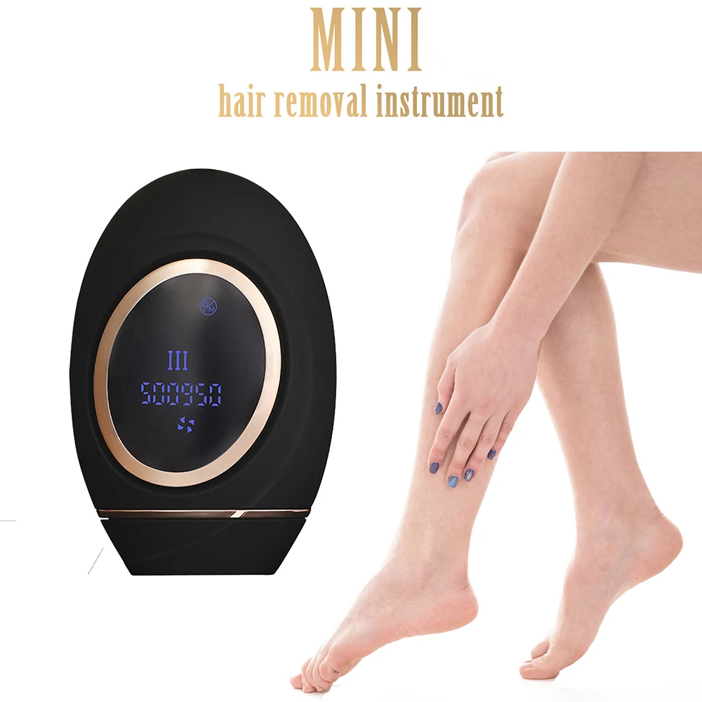 

500,000 Flashes Mini IPL Epilator For Women Painless Laser Hair Removal LCD Display Eyebrow Trimmer Shaver & Hair Removal Cutter