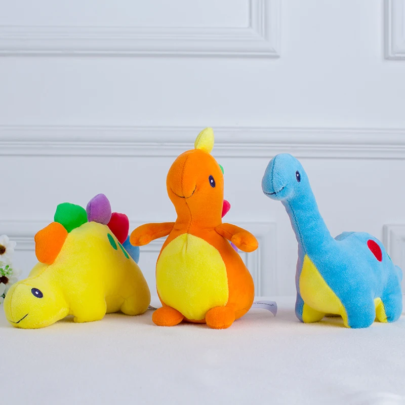 Кавайная плюшевая игрушка-динозавр Тираннозавр Рекс кукла-Стегозавр с длинным