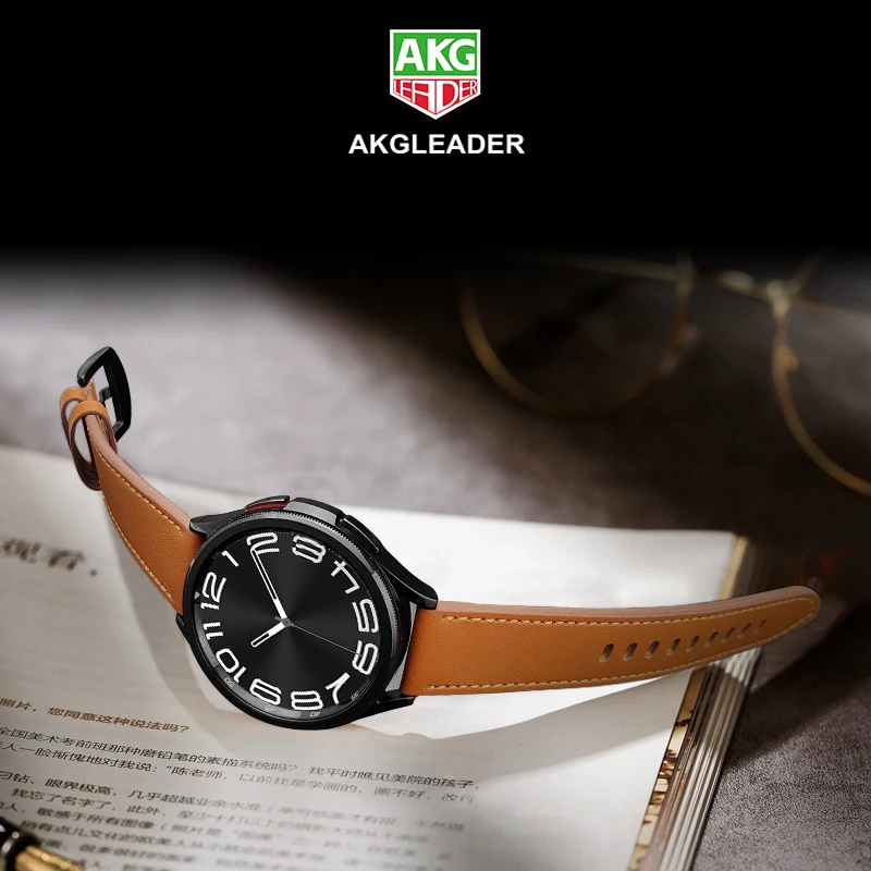 Ремешок AKGLEADER из воловьей кожи с классической пряжкой классический браслет для