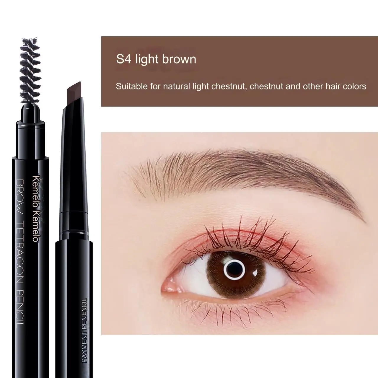 3 Pcs/Set Waterproof Eye Brow Pencil Precise Definer Black Blonde Brown Eyebrow Pen Long Lasting Makeup Colors Cosmetic