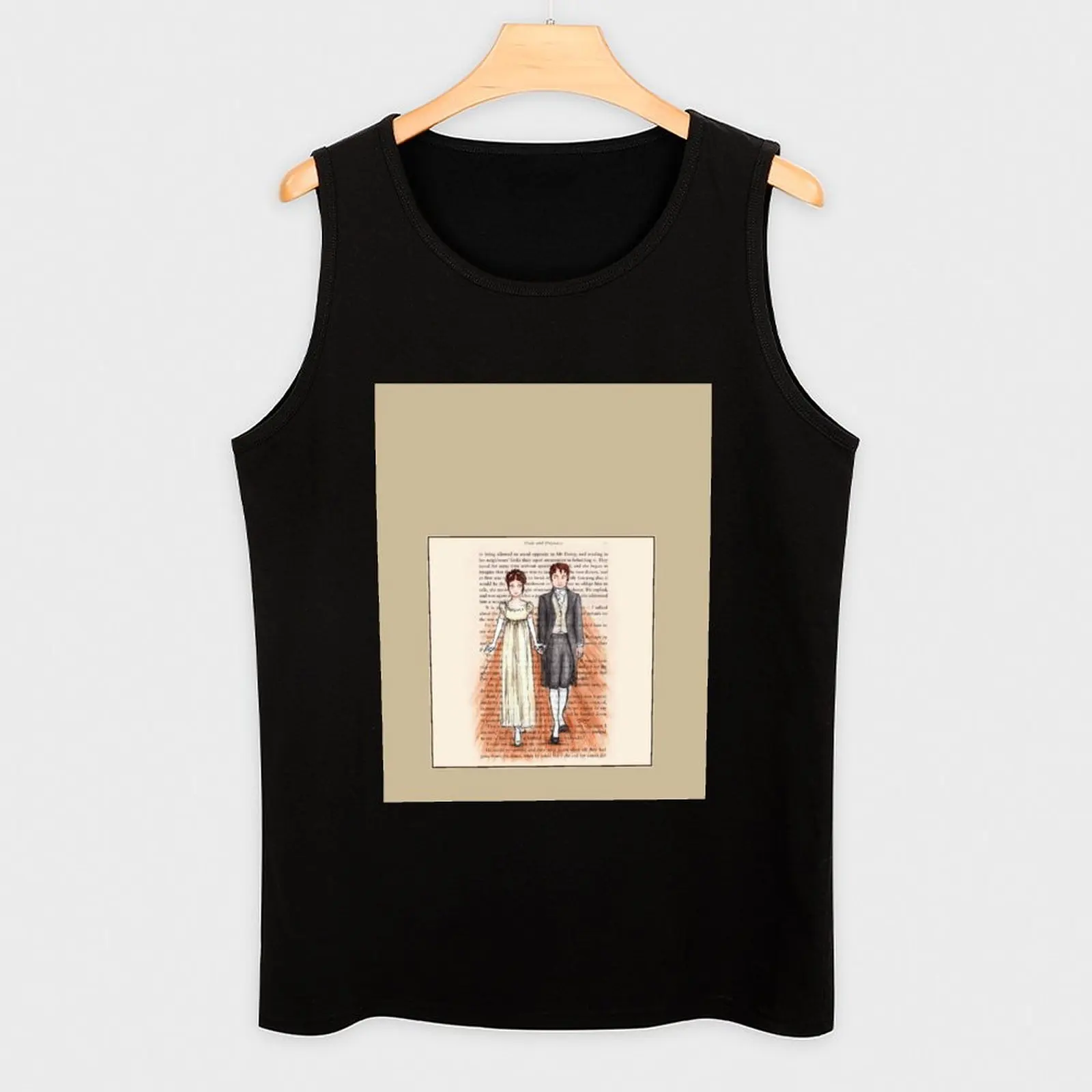 Майка Элизабет Бинет и Мистер Дарси одежда для мужчин летняя мужской жилет 2025