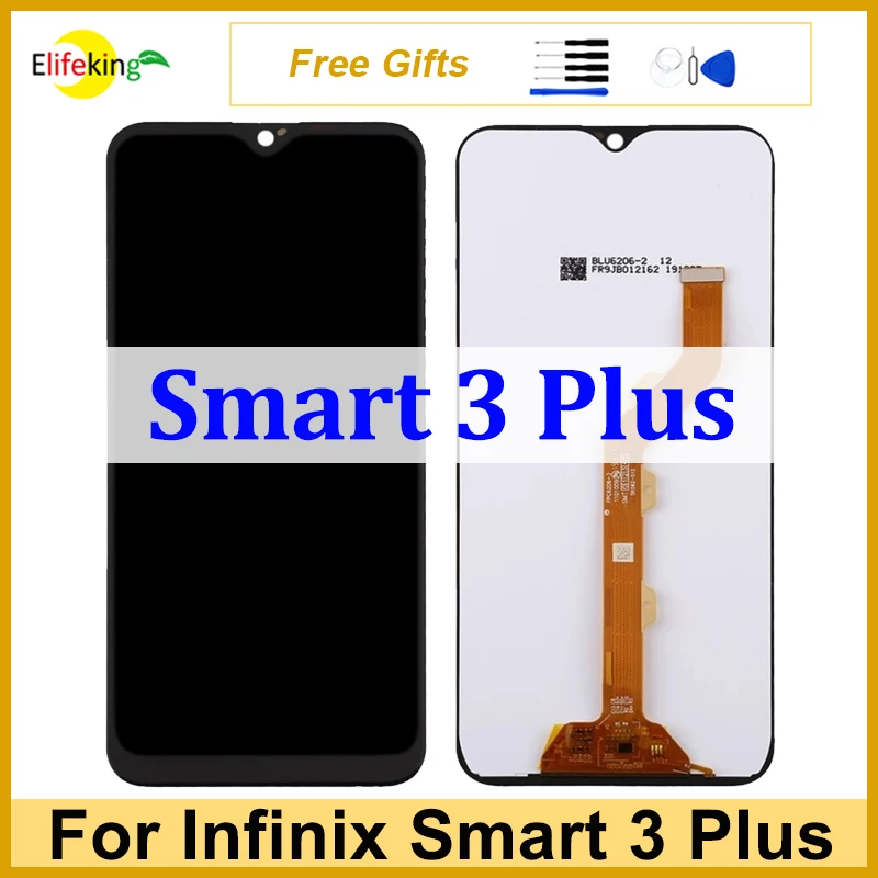 Оригинальный ЖК-дисплей 6,2 дюйма для Infinix Smart 3 Plus X627 дисплей кодирующий преобразователь сенсорного экрана в сборе запасные части для ремонта 100% тест