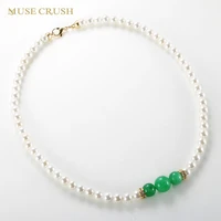 muse crush new pearl necklace bead chain choker clavicle chain necklace for women wedding engagement party jewelry collar