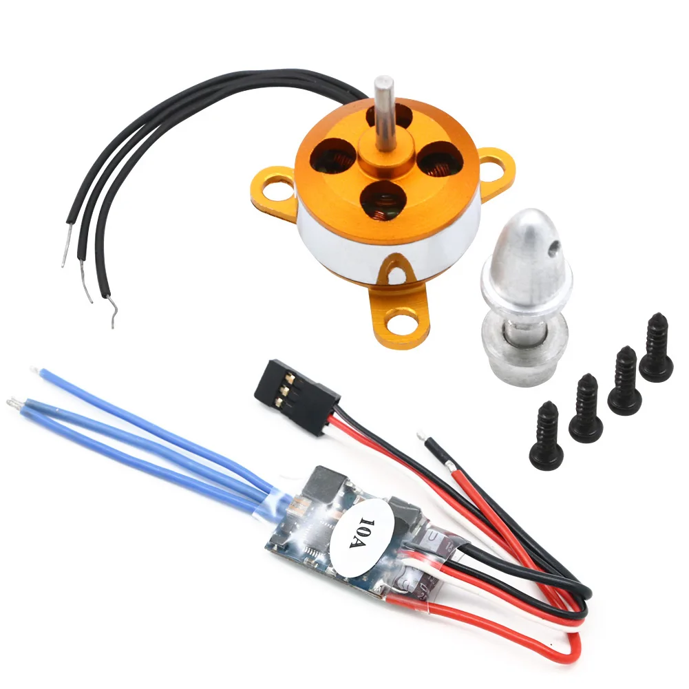 

SS Series A1504 2200KV 2700kv 2900KV 3200KV 7.5A Micro Brushless Motor +10A 2-3S ESC For Mini 4-axis Multicopter/Mini Fixed Wing