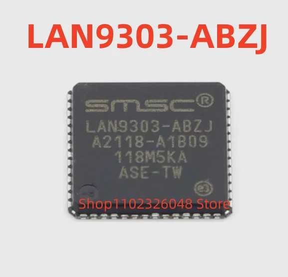 10PCS LAN9303-ABZJ LAN9303 SMSC QFN56 IC CHIP
