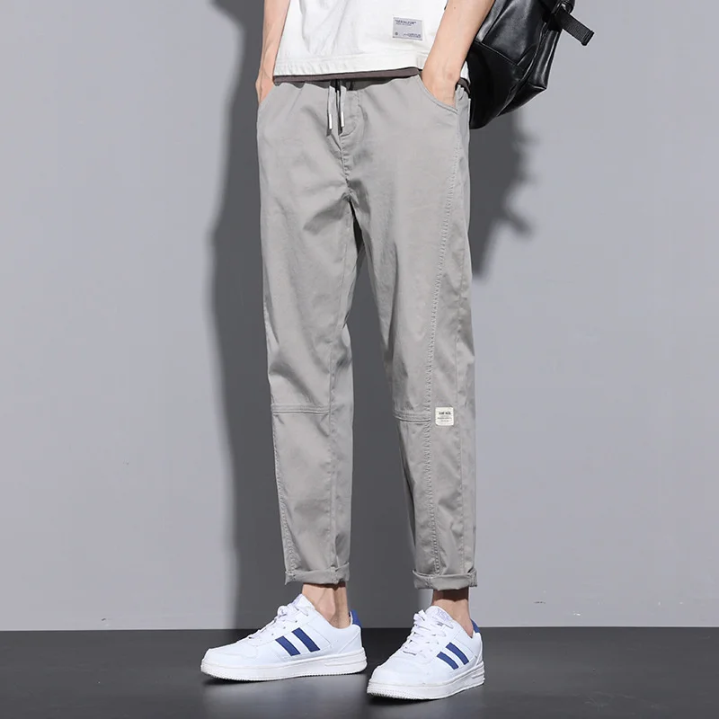 

New Fashion Overalls Casual Pants Men's Summer Loose Korean Fashion Harlan Pants Long Pants