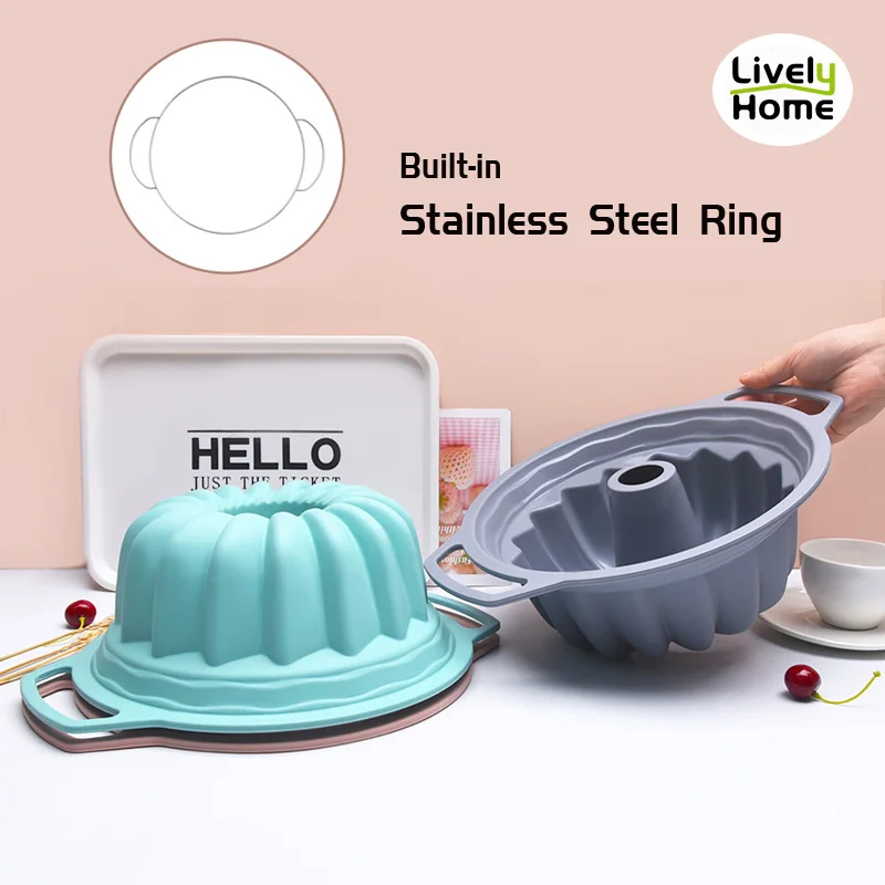 Силиконовая Круглая Форма для торта Charlotte 9 дюймов форма клубничного чизкейка