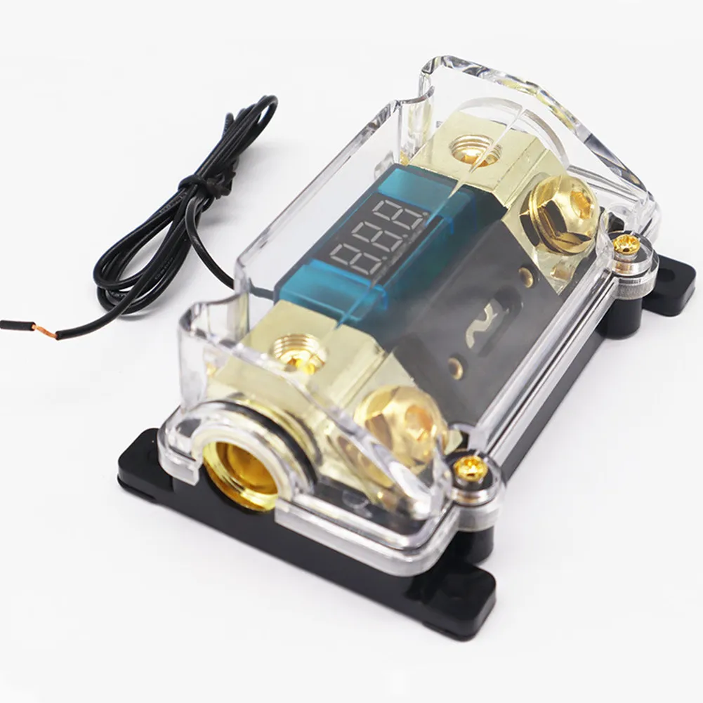 

Держатель ANL предохранитель 0 2 4 AWG Калибр 10,8 x 7,1x 4 см запчасти Универсальный Черный Автомобильный Аудио встроенный СВЕТОДИОДНЫЙ цифровой ди...