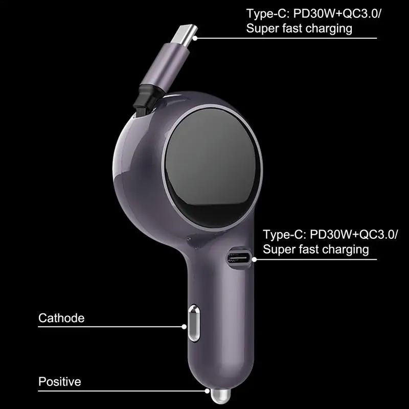 Портативное автомобильное зарядное устройство для телефона