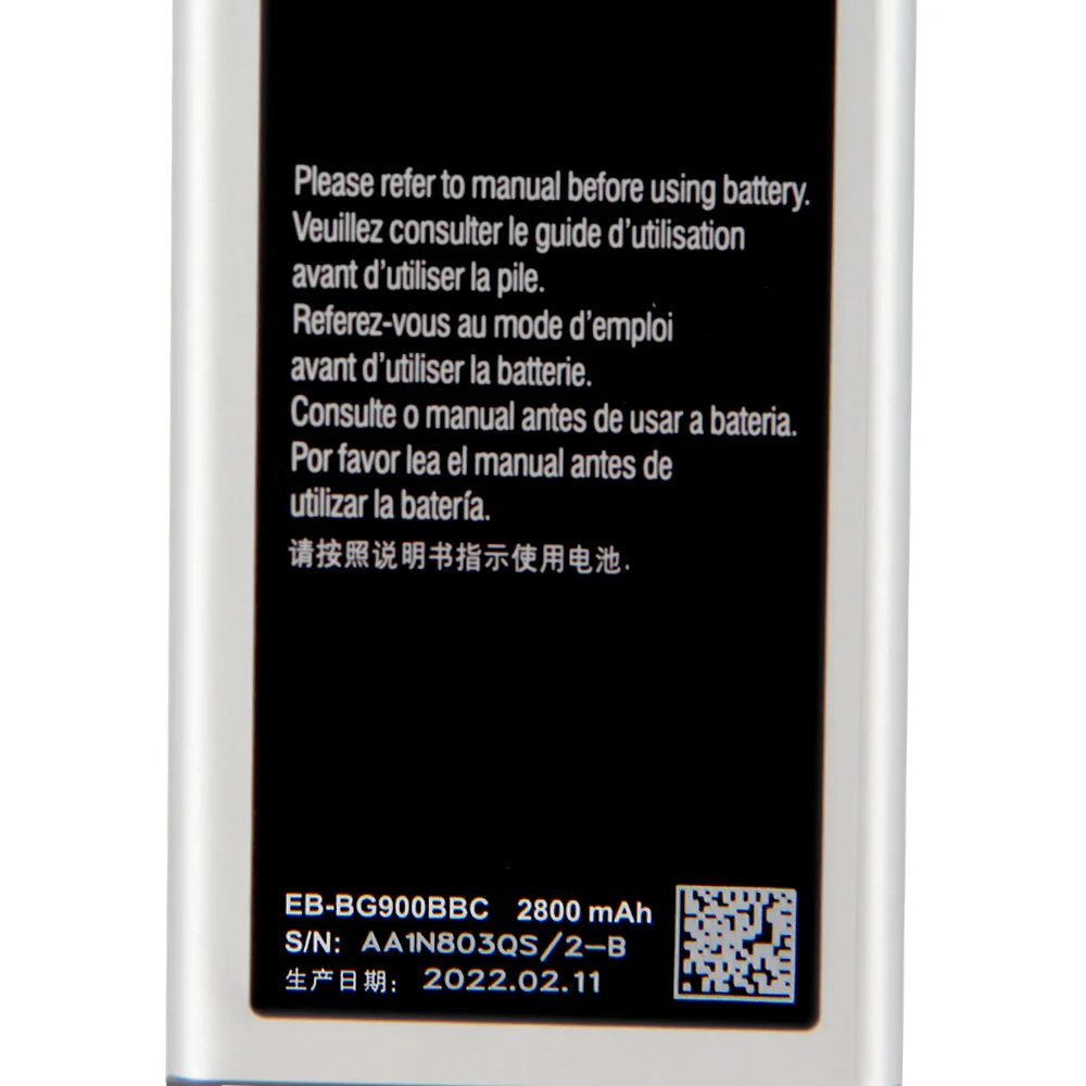 Samsung Original Replacement Battery EB-BG900BBE For Galaxy S5 G900M G9008V G900S G900F 9006V 9006W 9008W EB-BG900BBC /BBU