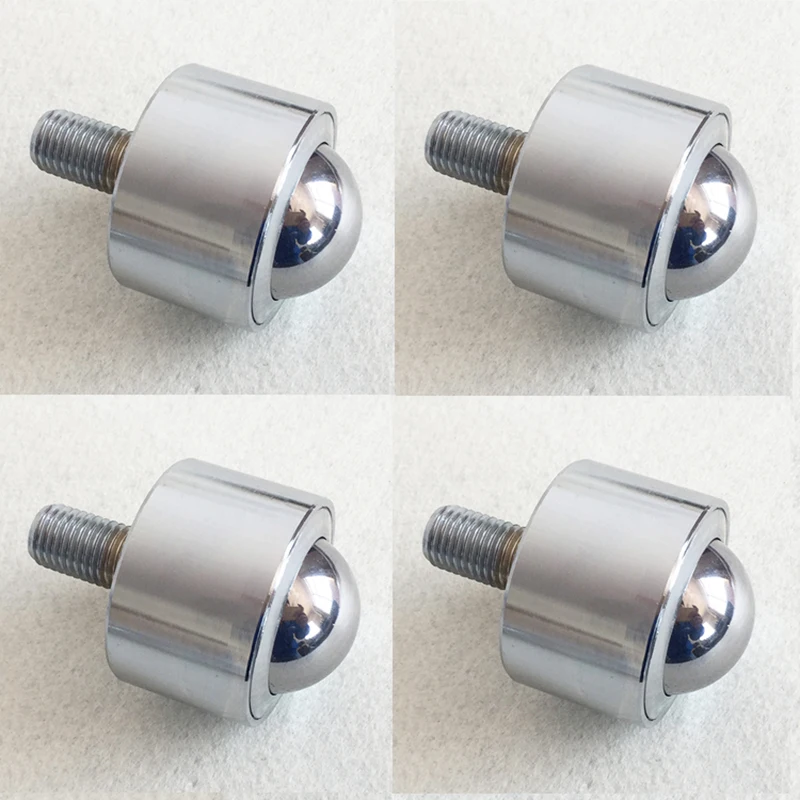 

50PCS Heavy Conveying Universal Ball Wheel Nylon/Bearing Steel/304 Stainless Steel Ball Bearing Bull Eye Wheel Industrial Caster
