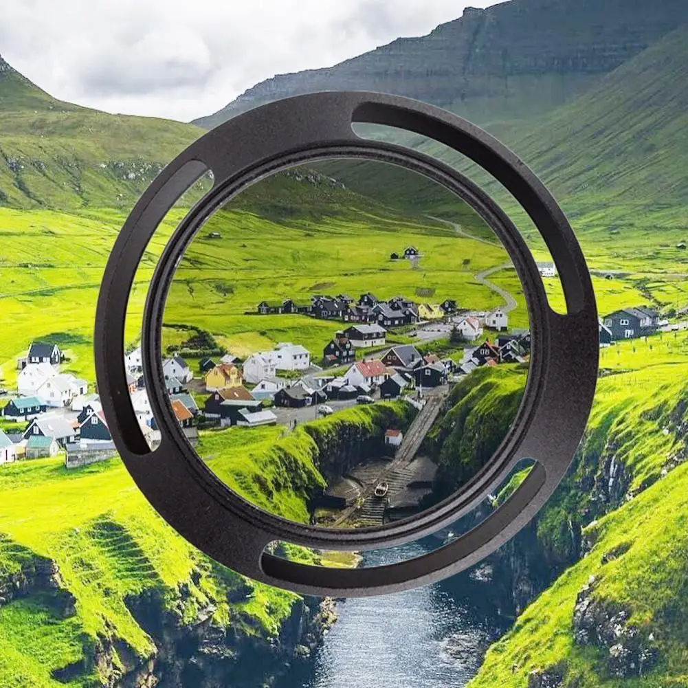 

1pc Universal Petal Lens Hood 62mm Screw-in Tulip Flower Filter Thread Camera For Hollow Hood H7j1