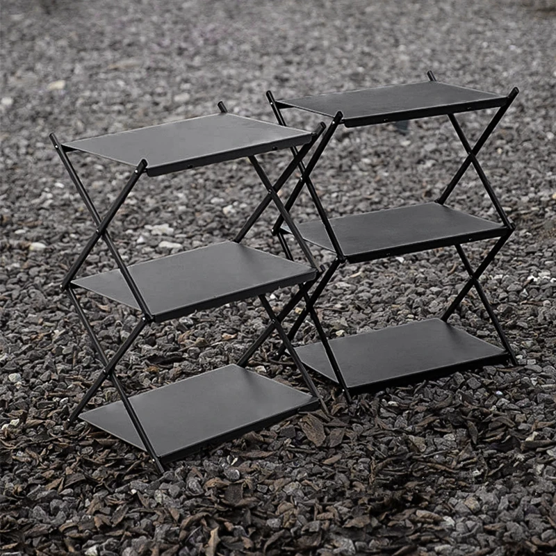 Складная полка WESTTUNE для кемпинга уличный портативный Настольный органайзер