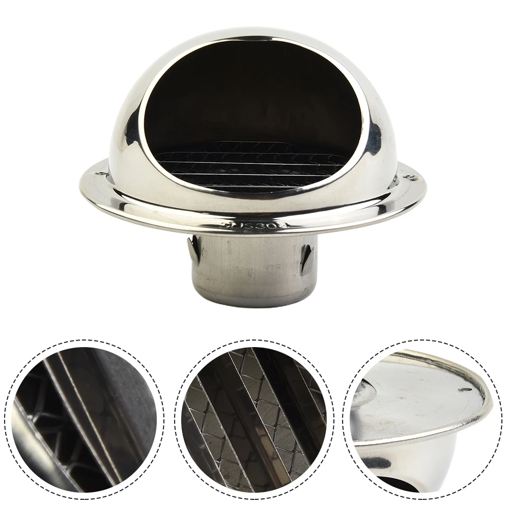 

Useful Tumble Dryer Vent Pipes / Hoses Air Vent Grille Round Vent Outlet Bull Nose Wall Vent Pest Control Prevent Leaks