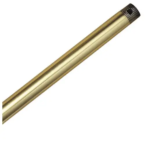 

12 in. Antique Brass Downrod Extension
