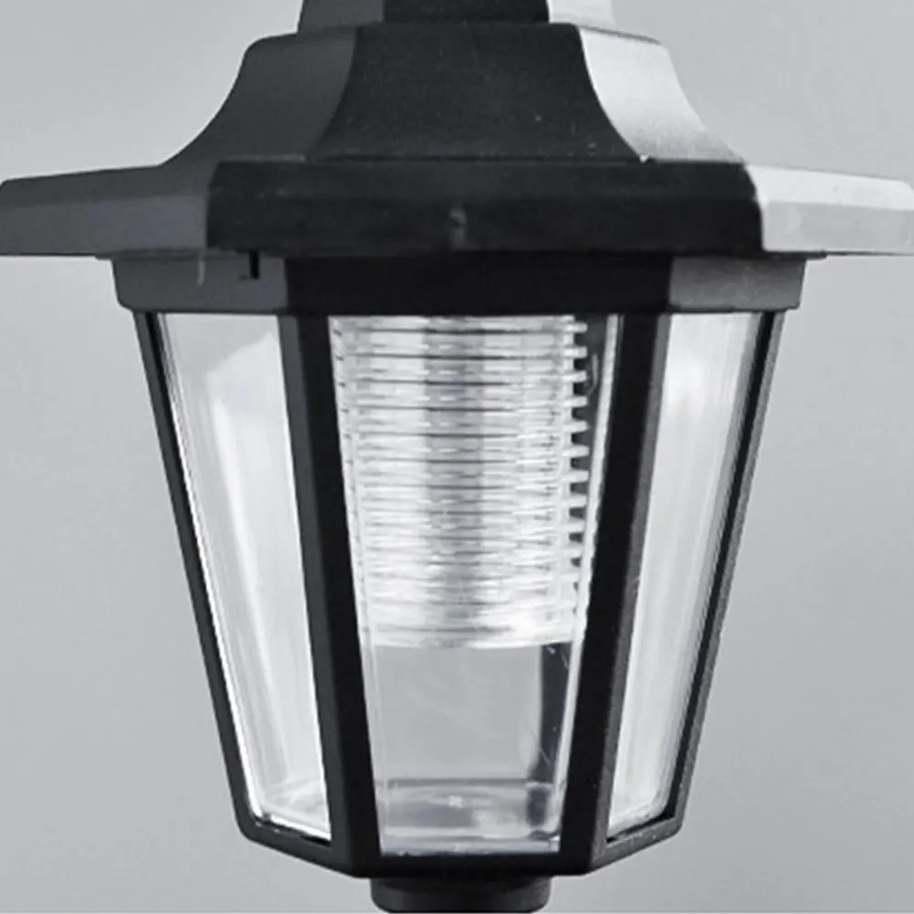 Шестиугольная садовая лампа на солнечной батарее искусственная смола