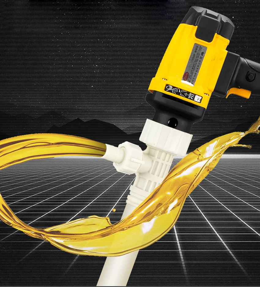 Ручной насос, электрический жидкостный химический водяной насос 850 Вт/1000 Вт/1500 Вт, масляный насос с устойчивой к коррозии трубкой манпола 220 В