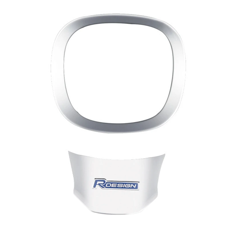 

2Pcs Steering Wheel Trim Frame ABS Plating Interior Decorative Stickers For Volvo S60 V60 S90 XC90 XC60 Car Accessories