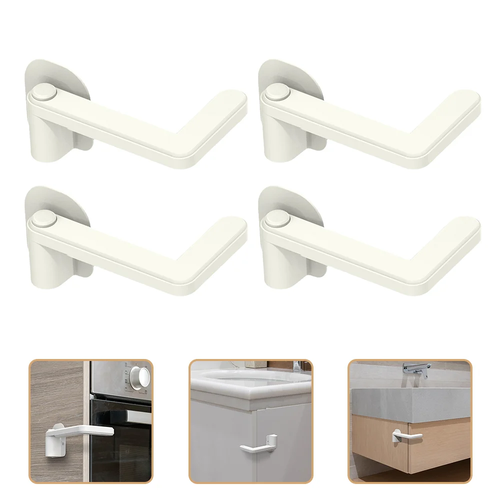 

4pcs Refrigerator Lock Fridge Locks Door Safety Lock Baby Proofing Child Locks