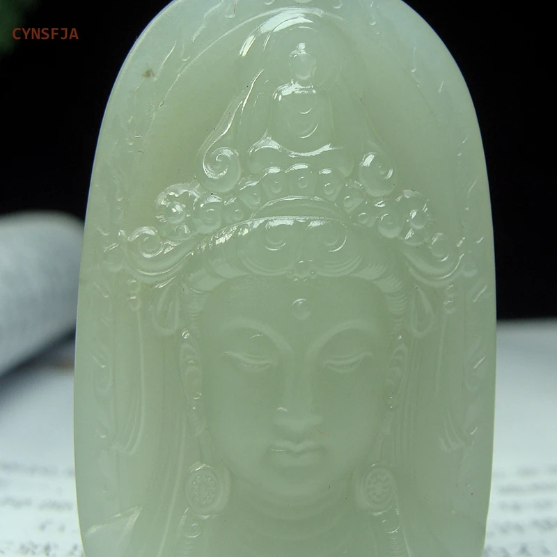 Новинка настоящий редкий Сертифицированный счастливый амулет CYNSFJA Hetian Nephrite