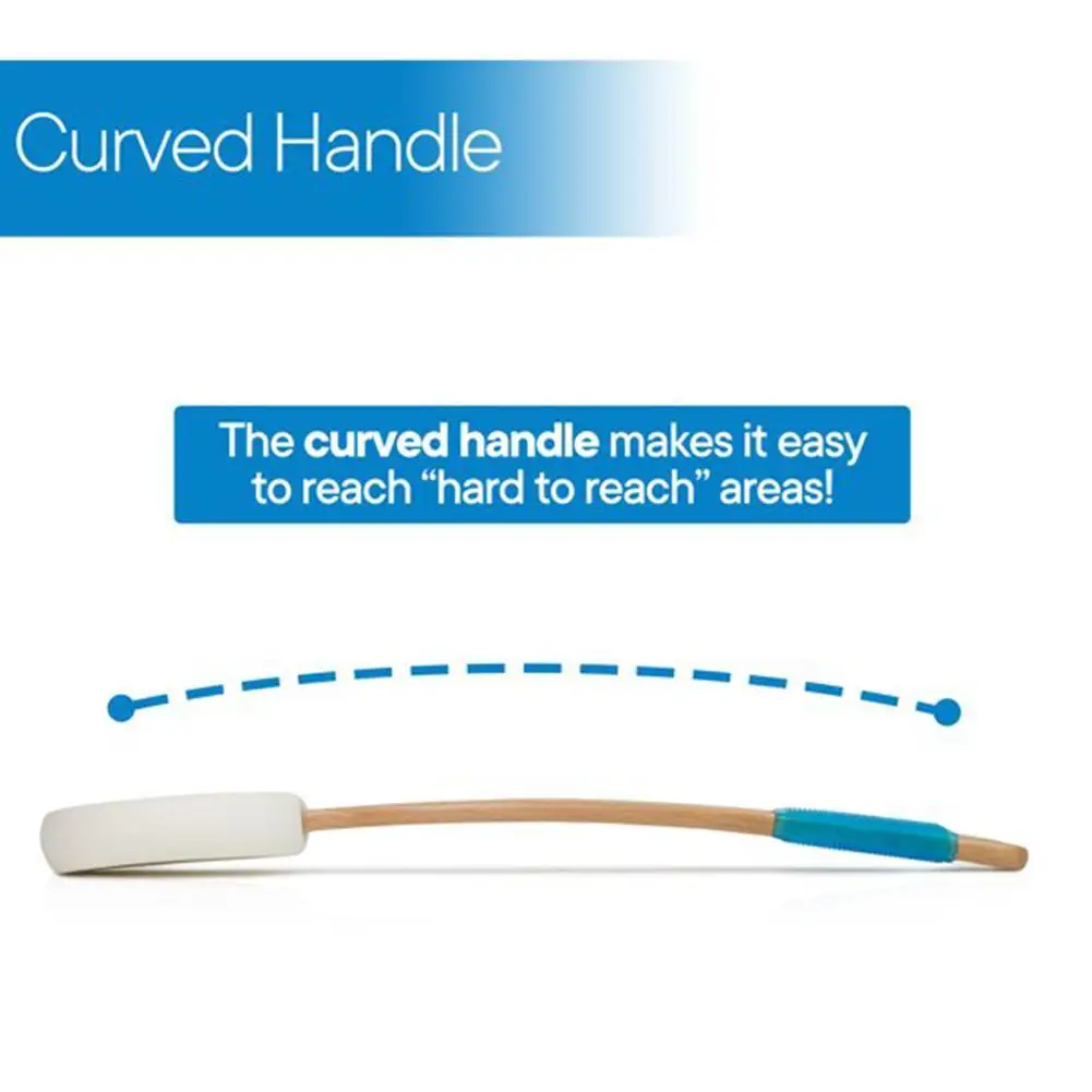 Улучшенный аппликатор для лосьона щетка мытья тела мягкая с длинной ручкой