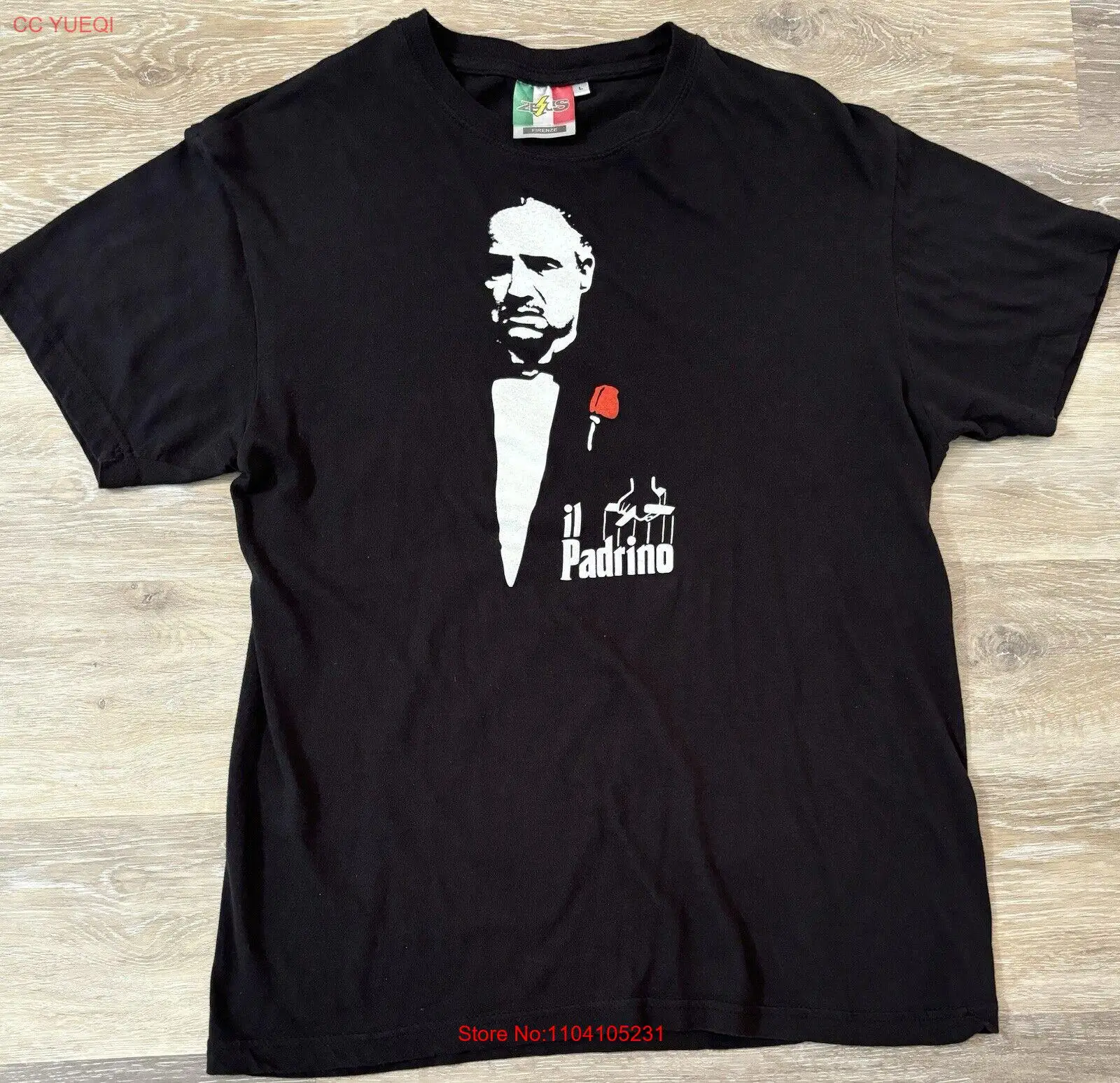 Винтажная рубашка Marlon Brando THE GODFATHER il Padrino средней мягкости ZEUS Италия