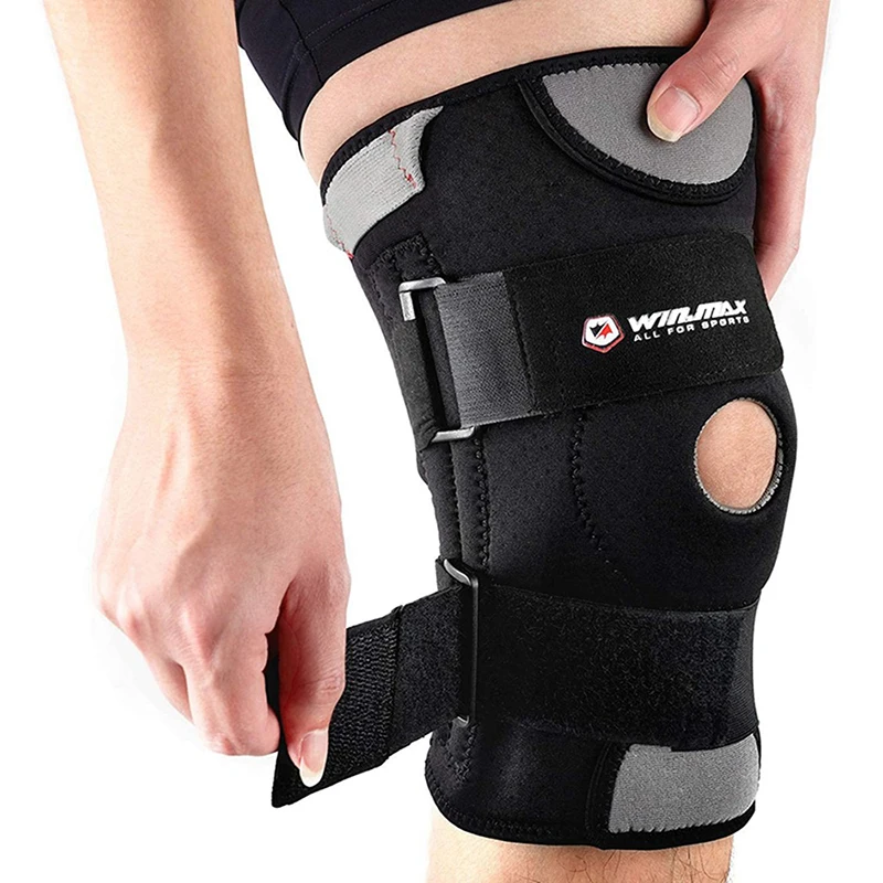 

WIN.MAX Gym Knee Support Brace Sleeve Relieve Leg Arthritis Meniscus Tear Knee Strap Pads Open Patella Stabilizer Protector