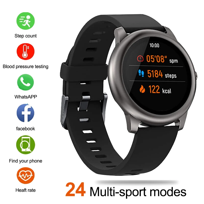 

Xiaomi Youpin Smart Watch Men Women Touch Screen Sport Heart Rate Sleep Fitness IP68 Waterproof Bluetooth Compatible with ios
