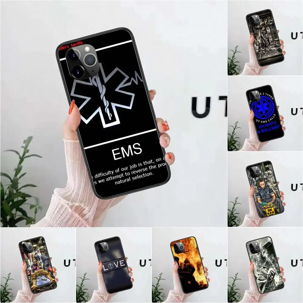 Emt Fireman Fire Medical Rescue для Xiaomi Redmi 9 8 7 K40 9A 9C Pro Plus Nfc K30 K20 мягкие телефонные сумки из ТПУ