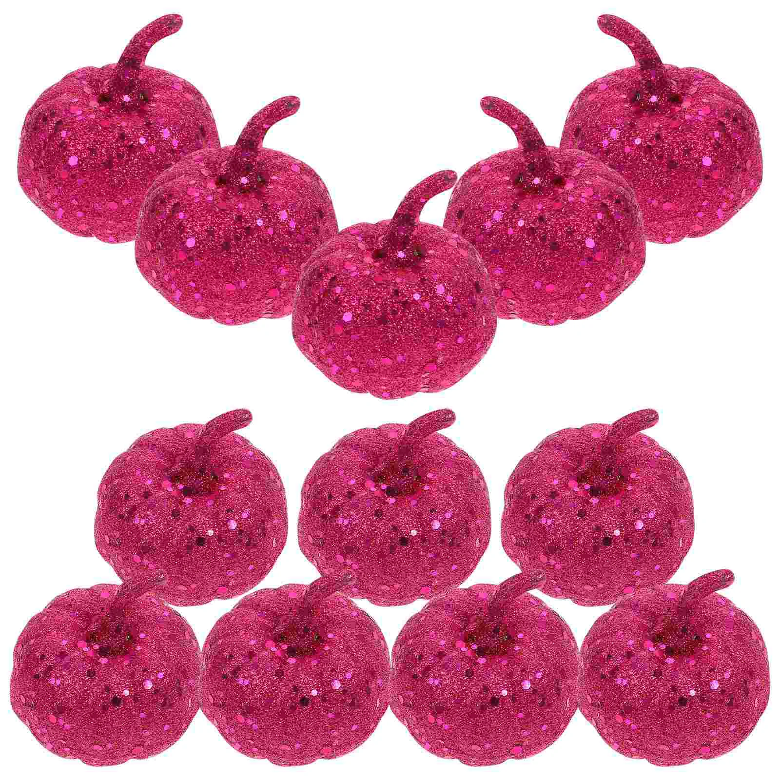 

Glitter Pumpkin, 12 Pack Artificial Small Pumpkins Pumpkin Pumpkin Party Accessories Supplies Decorative halloween