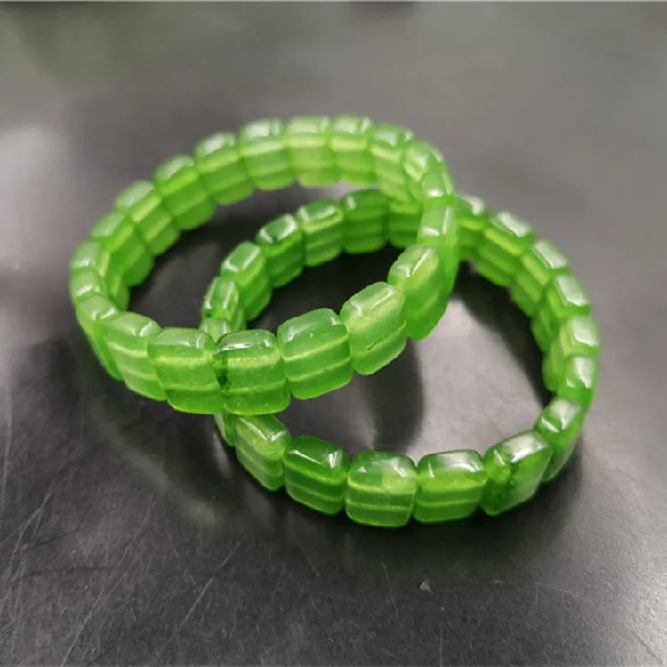 

Natural Emerald Green Jade Bracelet Charm Jewellery Women's Hand-carved Jadeite Bracelets For Women Men Fashion Accessories