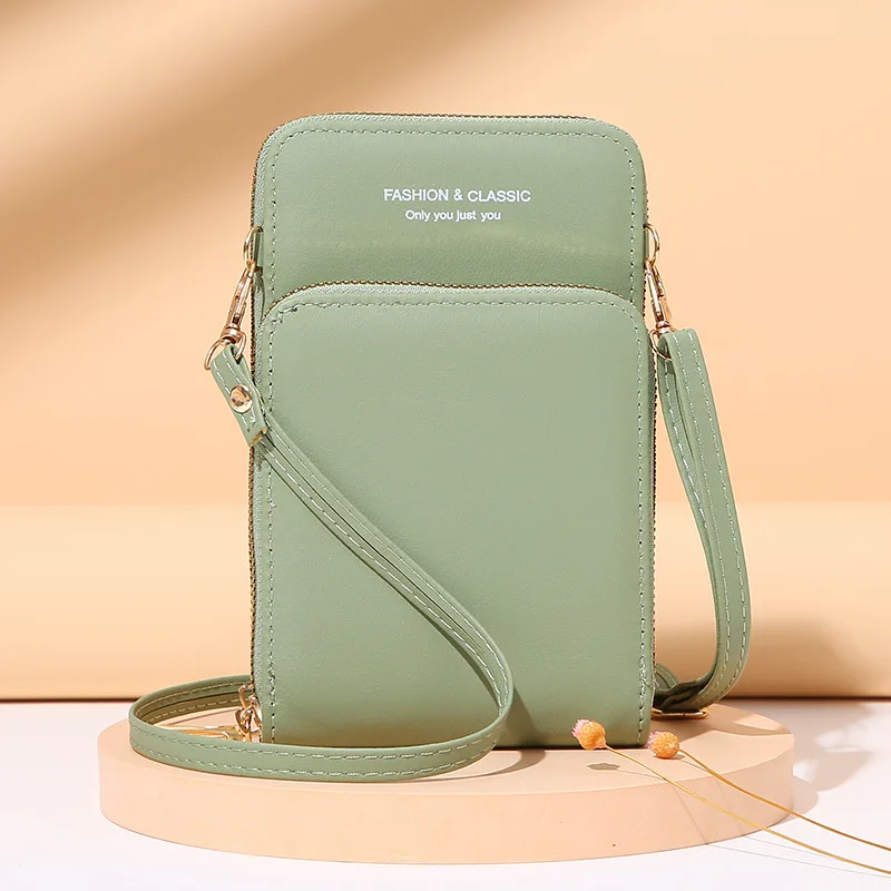 

Women's Small Crossbody Shoulder Bags PU Leather Female Cell Phone Bag Ladies Purse Card Holder Clutches Wallet Messenger Bags