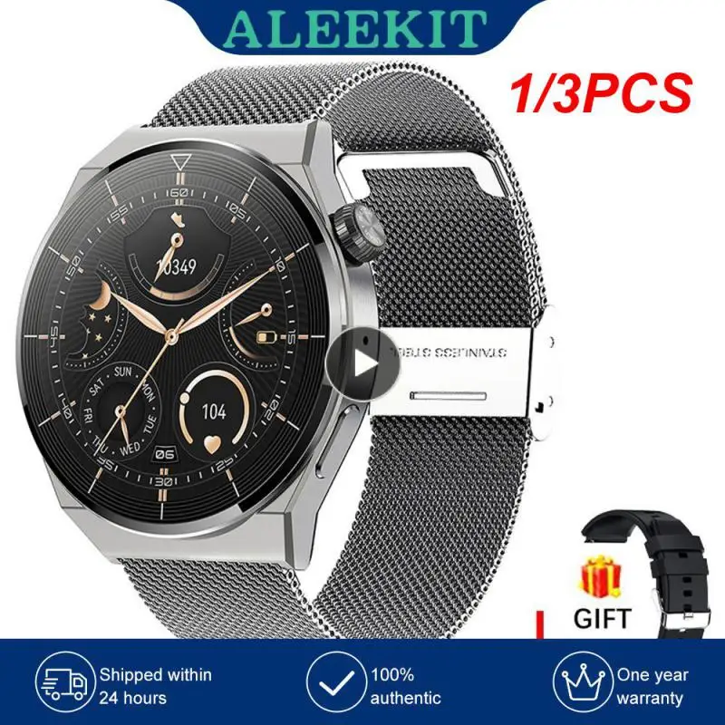 

1/3PCS New Watch GT3 Smart Watch Men NFC Waterproof Sport Fitness Tracker Call Smartwatch Man For Android