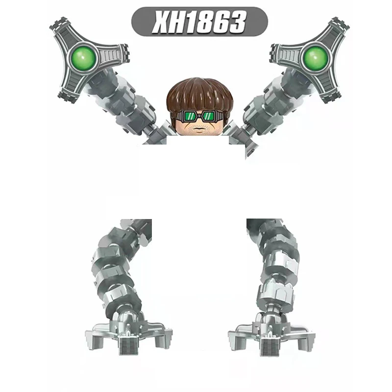 

1PCS Single Figures Head accessories Building Blocks toys children Series-140 KT1055 WM2193 WM2194 WM2195 WM2196 -88