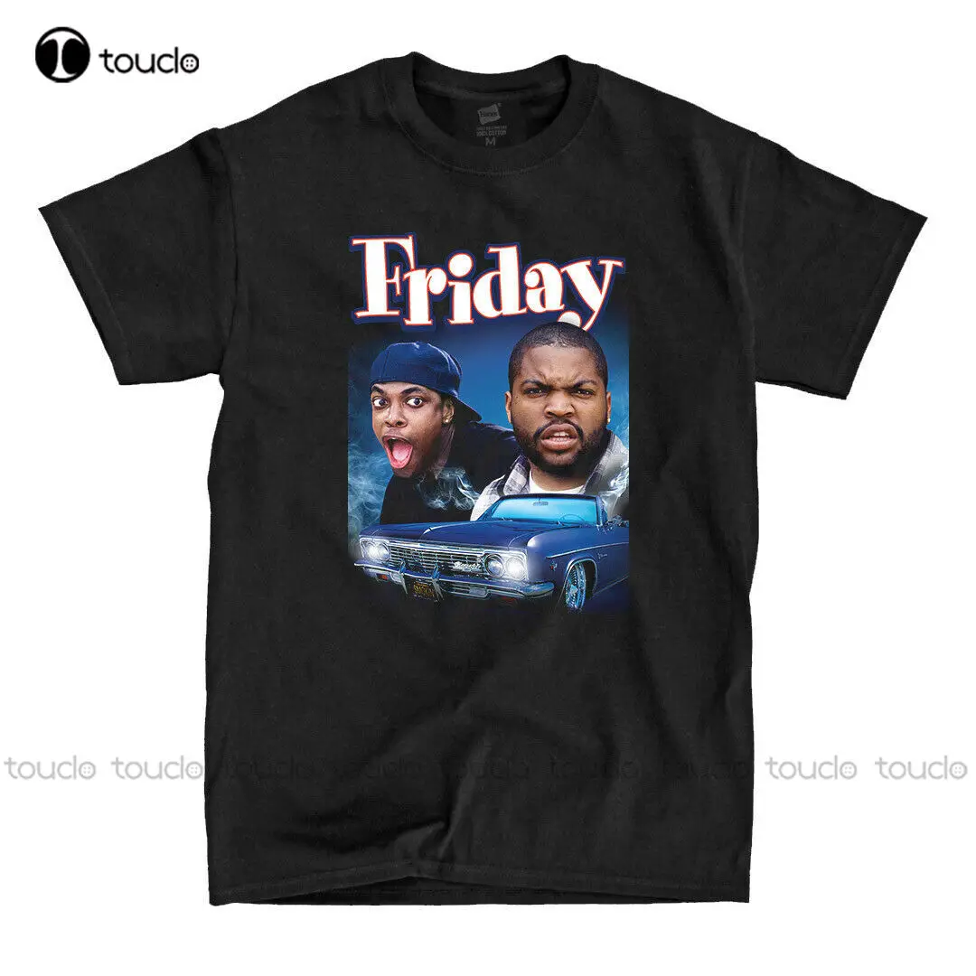 

Friday Movie - Black Shirt - Ships Fast! High Quality! Swim Shirt Custom Aldult Teen Unisex Digital Printing Tee Shirt Xs-5Xl