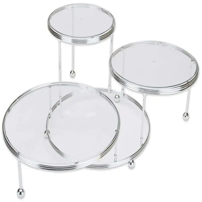 

in Round Steel 3-Tier Decoration/Party Tiered Cake Stand, Steel