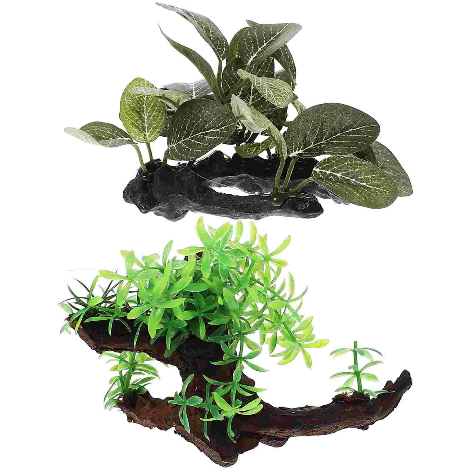 

Tank Aquarium Water Accessories Decorations Decor Underwater Fake Landscape Green Aquatic Artificial Hydroponic Medium Accessory
